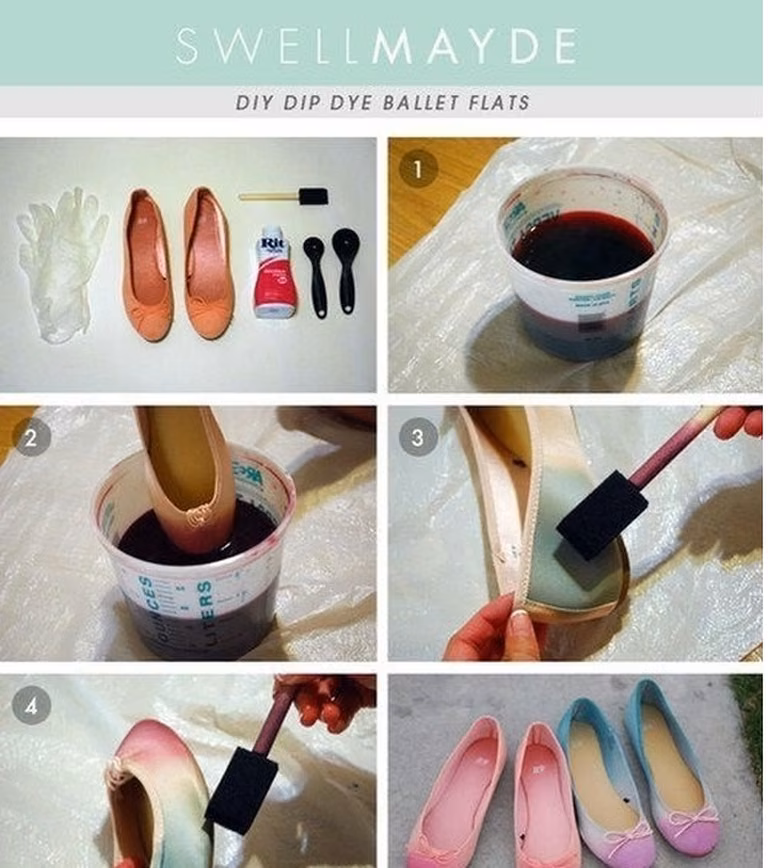 DIY- baleriny ombre!