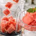 Nie kupuję lodów w sklepie. Mrożę arbuza i robię deser, który ma tylko 40 kcal