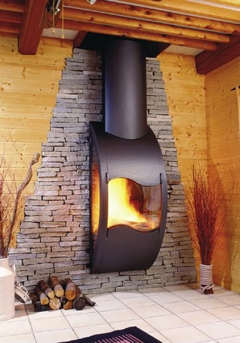 Designerski kominek