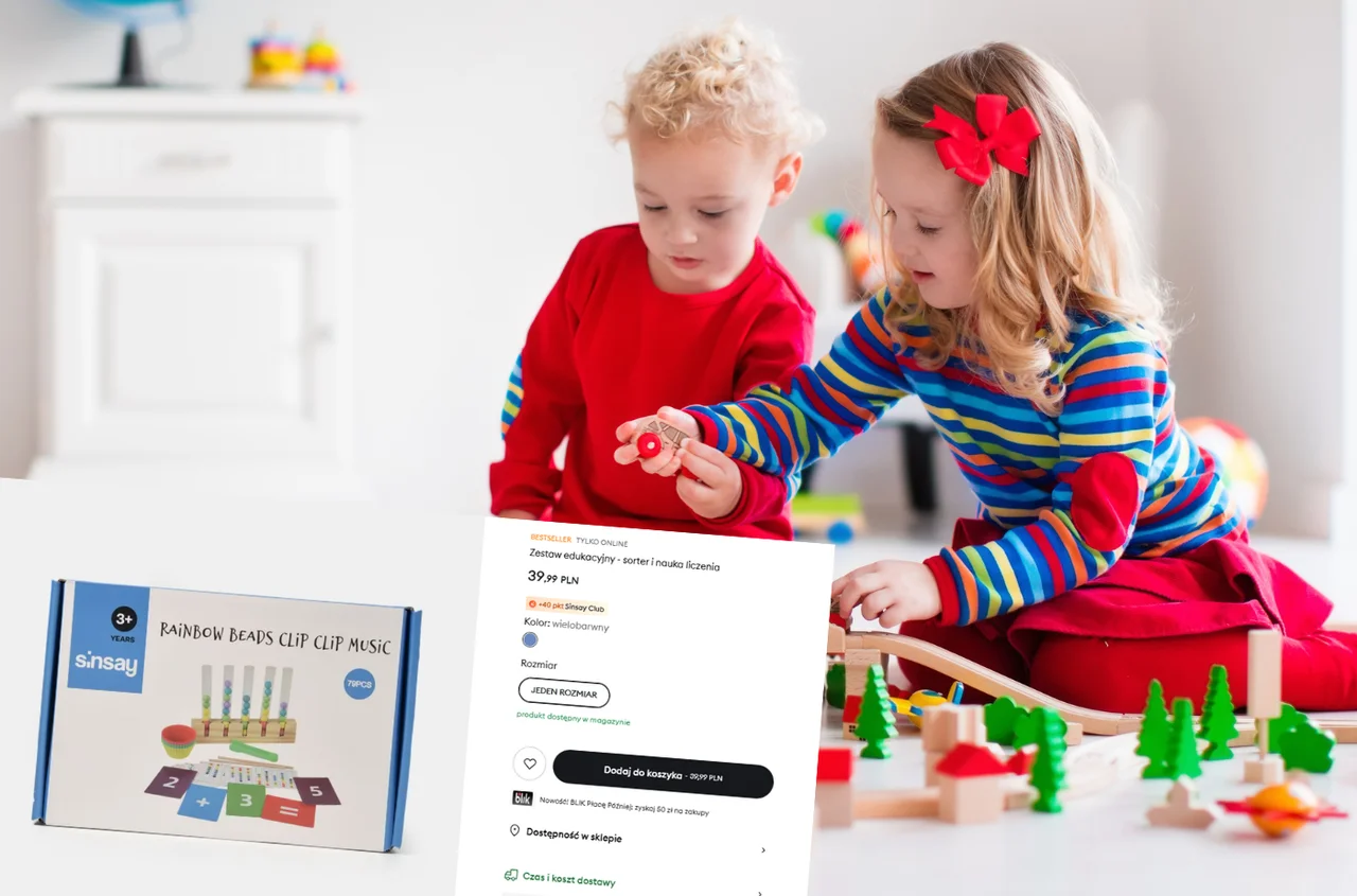 Zabawa, która uczy! Zestaw edukacyjny z Sinsay za 39,99 zł podbija serca dzieci i rodziców!