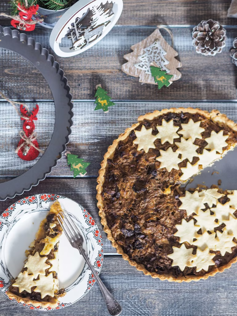 Tarta z kapustą i grzybami
