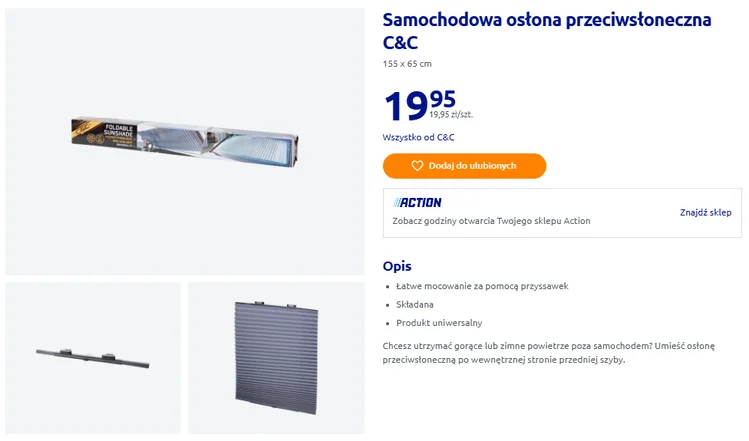 Zdjęcie Ta osłona przeciwsłoneczna z Action za 19 zł stała się hitem Internetu! Niby do samochodu, ale robi furorę w domu #1