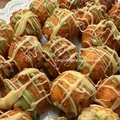 Szybkie pączki pistacjowe z serka na sernik