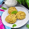 DIETETYCZNE PLACUSZKI JABŁKOWE Z PŁATKAMI OWSIANYMI (165 KCAL)