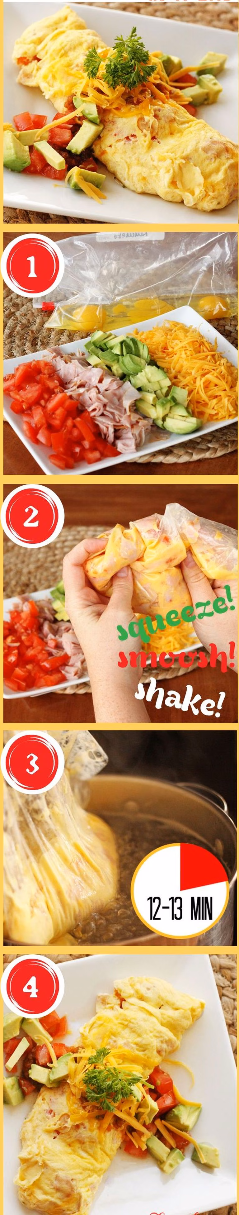 Omlet z torebki :) Super