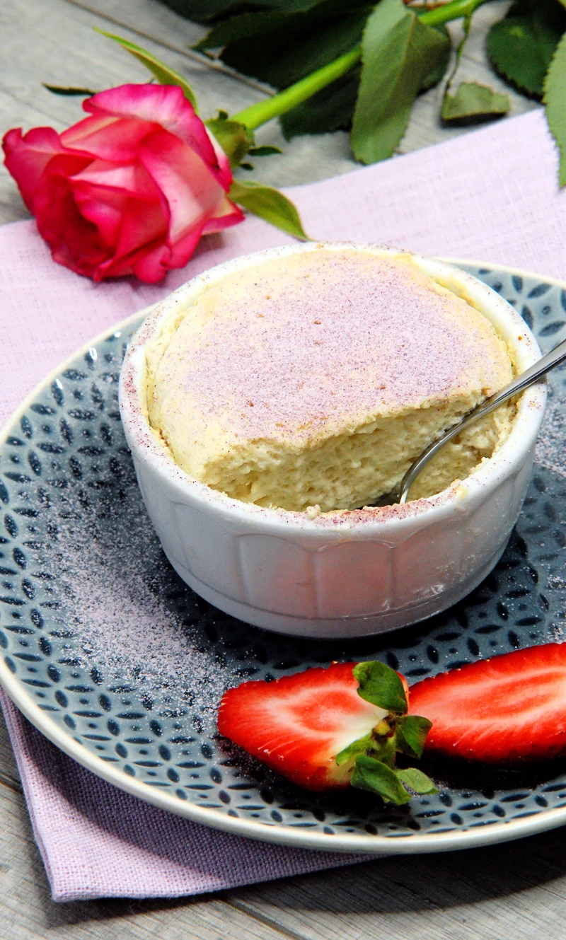 Suflet mirabelkowy z crème pâtissière