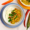 Curry z papają i kurczakiem Kategorie: Obiady z mięsem Edit