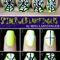 Manicure na Halloween