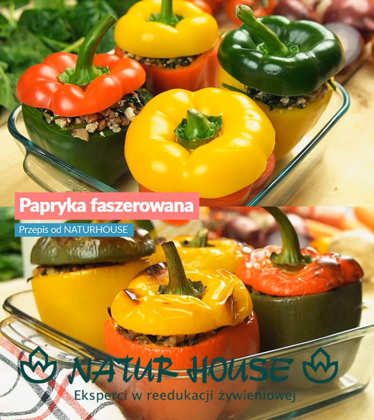 Papryka faszerowana - przepis od NATURHOUSE