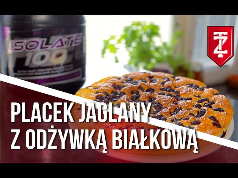 PRZEPIS NA DIETETYCZNY PLACEK JAGLANY Z ODŻYWKĄ BIAŁKOWĄ