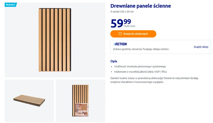 Zdjęcie Te panele z Action odmienią nudną ścianę za 60 zł! Metamorfoza w godzinę, bez fachowców, a efekt zachwyca #1