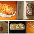 Pieczeń - mięso mielone, jajka i ciasto francuskie