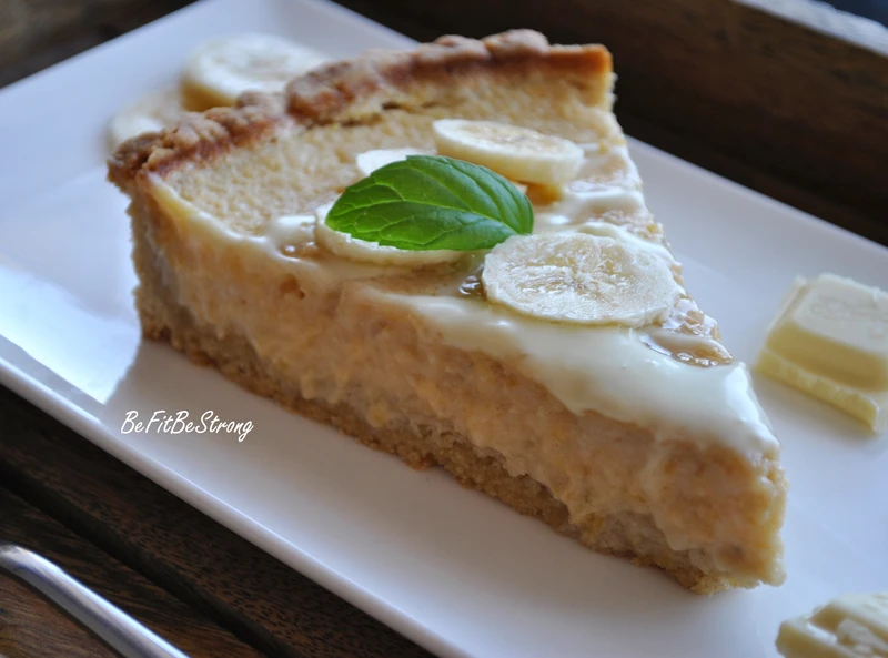 Żytnia tarta mleczno-owocowa