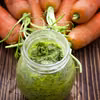 Pesto z natki marchewki