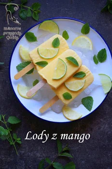 ogurtowe lody z mango (bez maszynki)