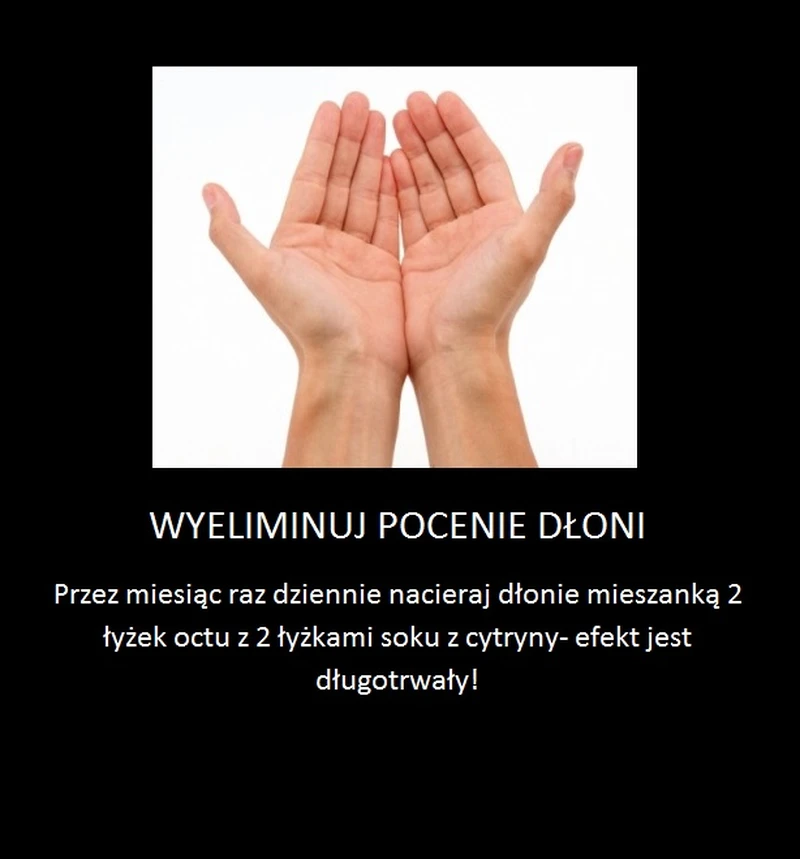 Jak pozbyć się pocenia dłoni!