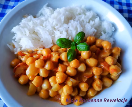 Wegańskie curry z ciecierzycy