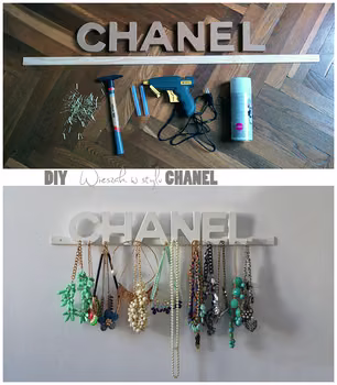 DIY Wieszak na biżuterię