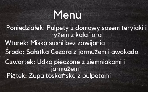5 obiadów na tydzień: Dania z jarmużem