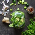 Ogórki małosolne kimchi
