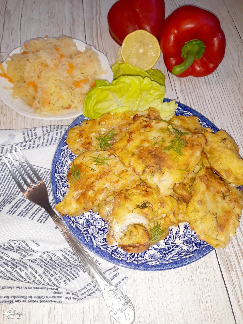 Pieczone filety z mintaja