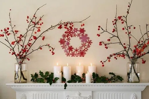 Świąteczny kominek