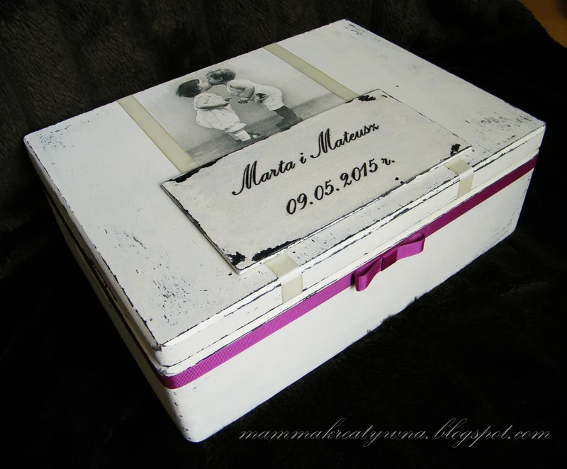 Wedding Box - skrzynia na pamiątki ślubne