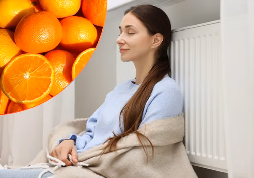Zostaw skórki pomarańczy na kaloryferze – naturalny odświeżacz powietrza!