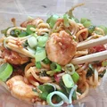 Piątek: Stir fry z krewetkami i pomidorem