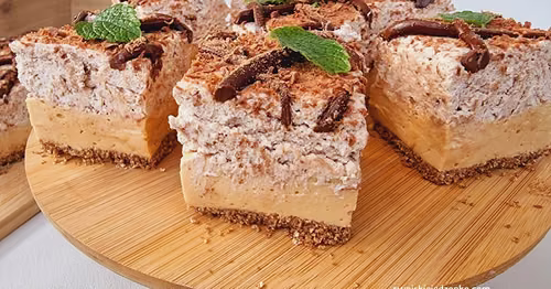 Krówkowa straciatella bez pieczenia