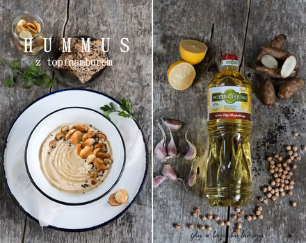 Hummus z topinamburem