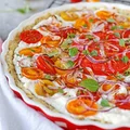 Tarta twarogowo-pomidorowa