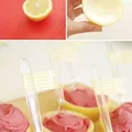 Truskawkowy sorbet w cytrynie