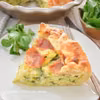 Tarta z cukinią i szynką parmeńską