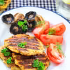 Grillowane burgery z warzywami