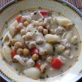 Zupa z kurczakiem i cieciorką