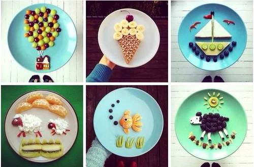 Dekoracje na talerzu