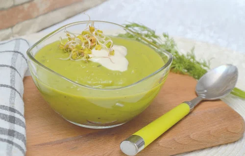 groszkowy krem (vegan)