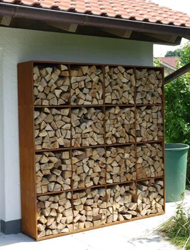 Praktyczne półki na drewno
