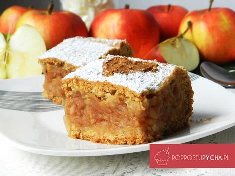 Jabłecznik na serku (bez jajek)