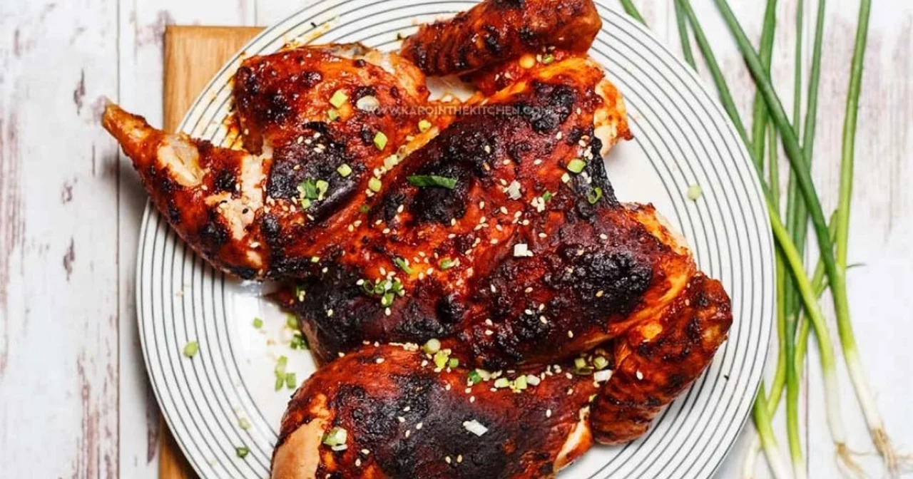 Pikantny kurczak w paście chili Gochujang