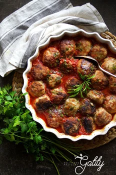 Pieczone arabskie pulpety