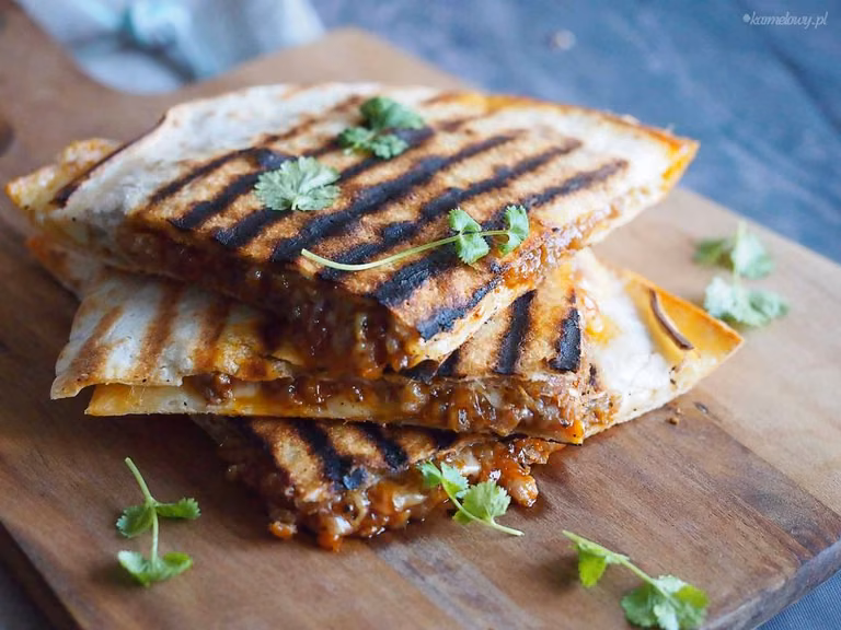 Szybka quesadilla z wołowiną