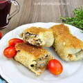KROKIETY Z RYŻEM I PIECZARKAMI