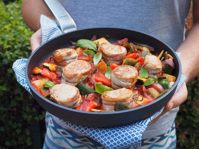 Polędwiczka wieprzowa z ratatouille