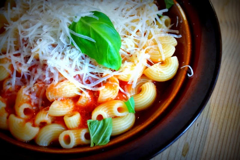 Pasta con salsa