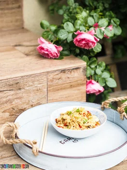 Ryż smażony z kurczakiem