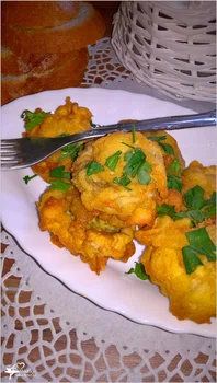 Szybkie pieczarki w chrupiącej lekko musztardowej panierce