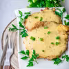 SMAŻONY SCHAB Z PASTĄ SEROWĄ