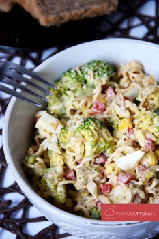 PROSTA SAŁATKA Z KURCZAKIEM I BROKUŁAMI!